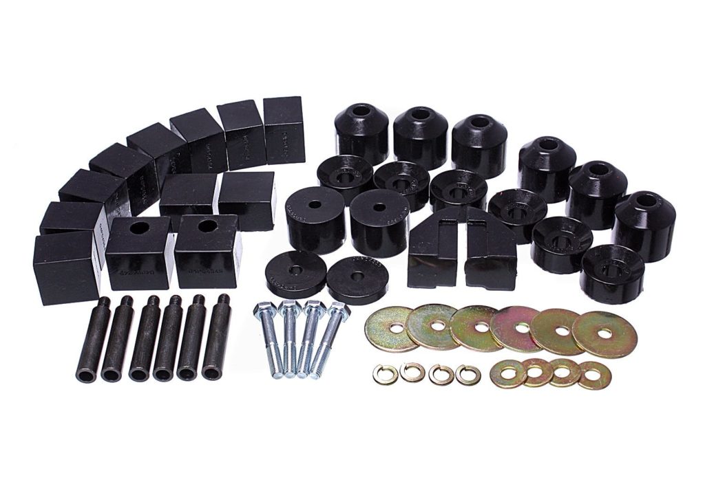 Energy Suspension 3.4102G Energy Suspension GM Corvette Black Body Mount Set