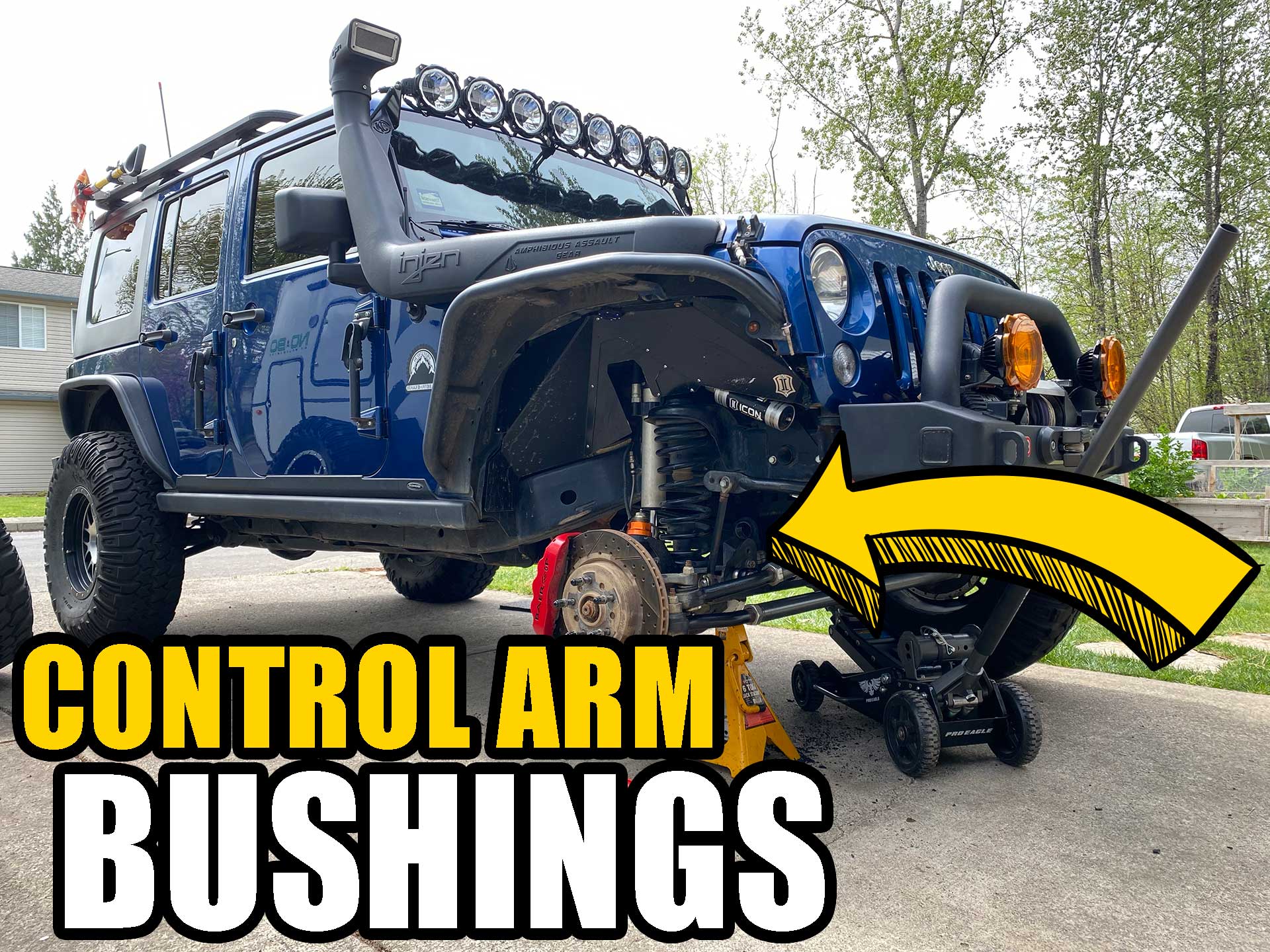 Customer Install – Jeep JK  Control Arm Bushing Set – Energy  Suspension